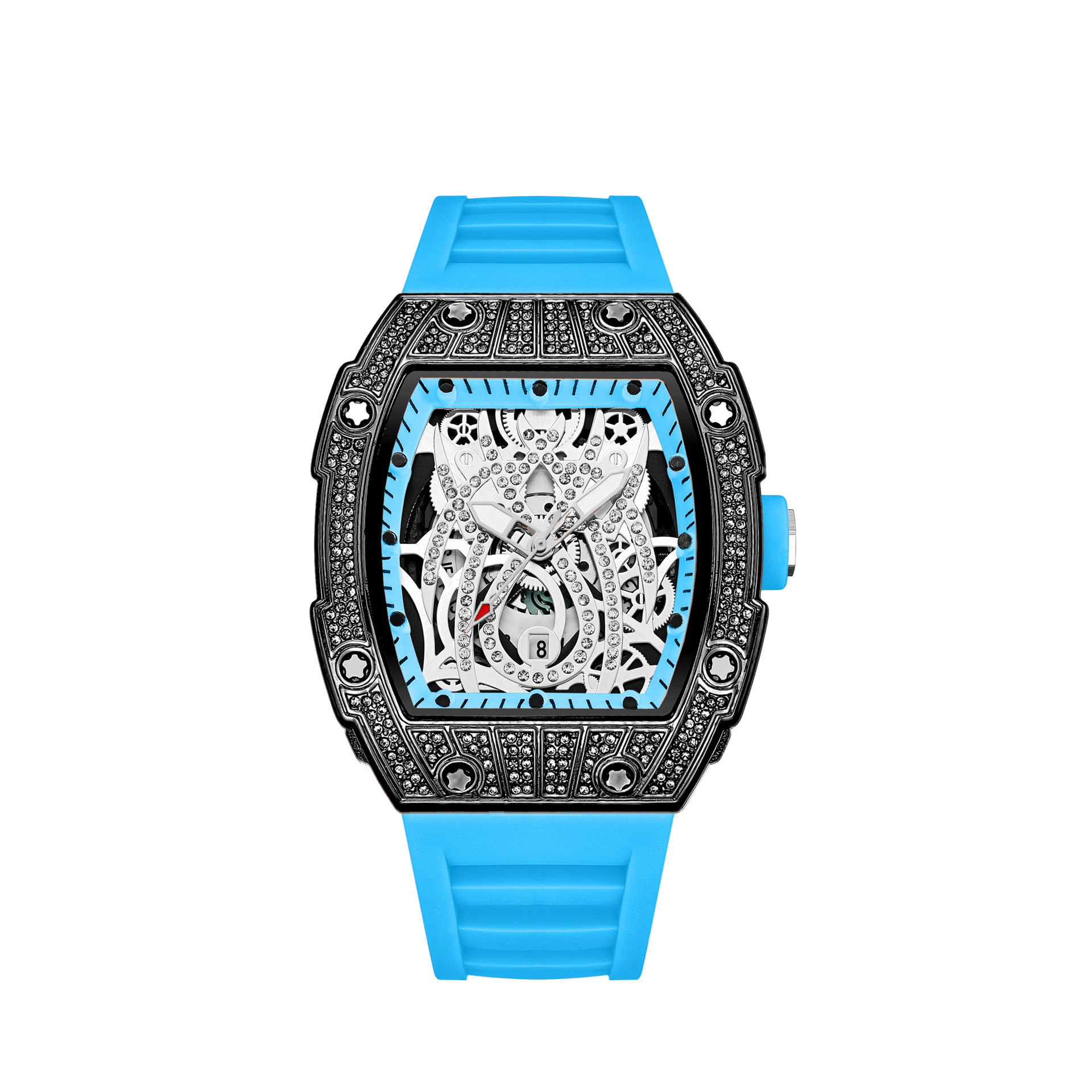Luxury Watch Engraving - High Quality Fashion Tonneau Hollow Full