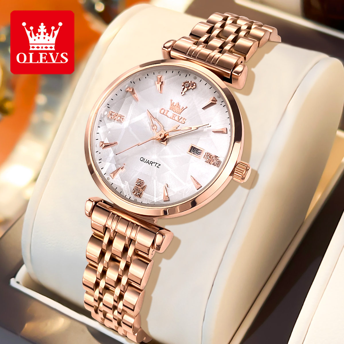 Luxury Watch Usa - OLEVS brand beautiful women's watches Prism