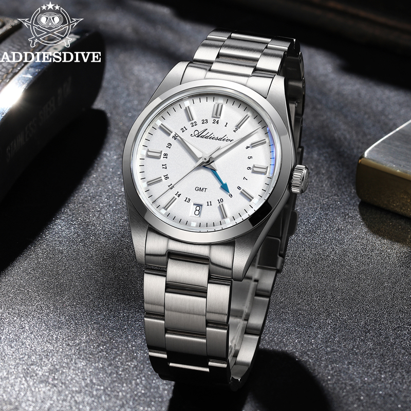 Luxury Watch La - ADDIESDIVE Men GMT Quartz Movement Watch
