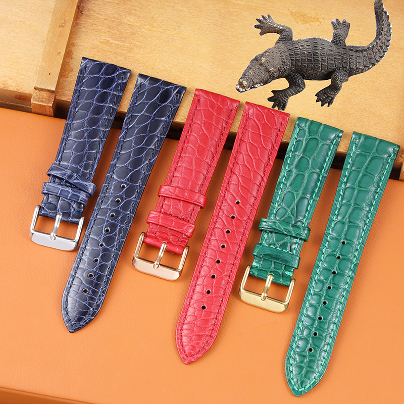 Luxury Watch Longines - High quality Alligator leather watch strap
