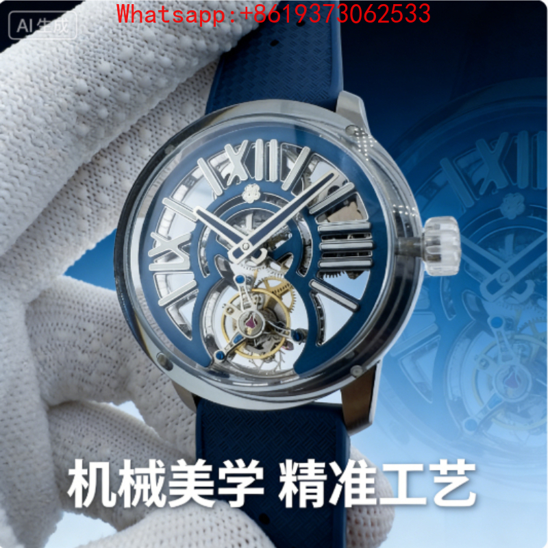 Tourbillon Movement Watch - Men's Mechanical Watch Sakura Tiancheng Crown
