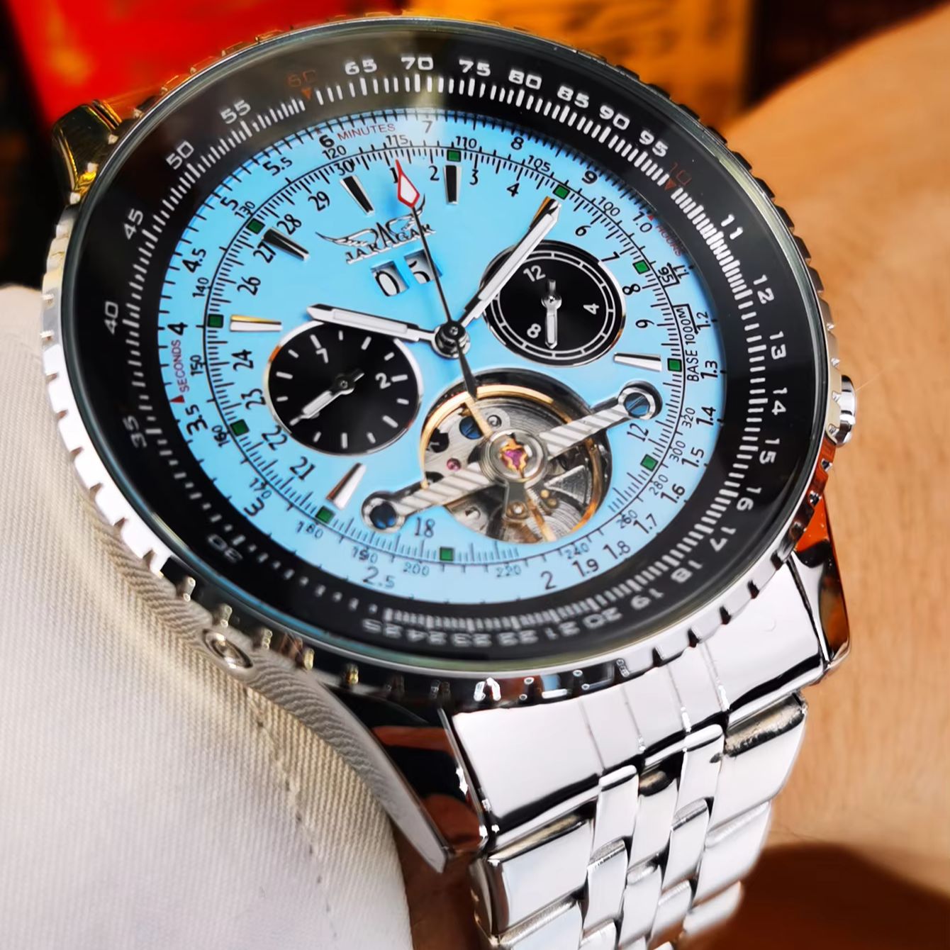Tourbillon Movement Watch - JARAGAR Sports Tourbillon Watch for Men