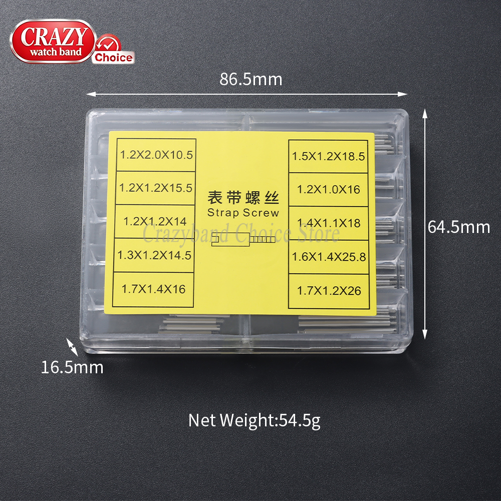 50pcs 100pcs Metal Screws Rod  - Luxury Watch Expensive incelemesi ve fiyatı