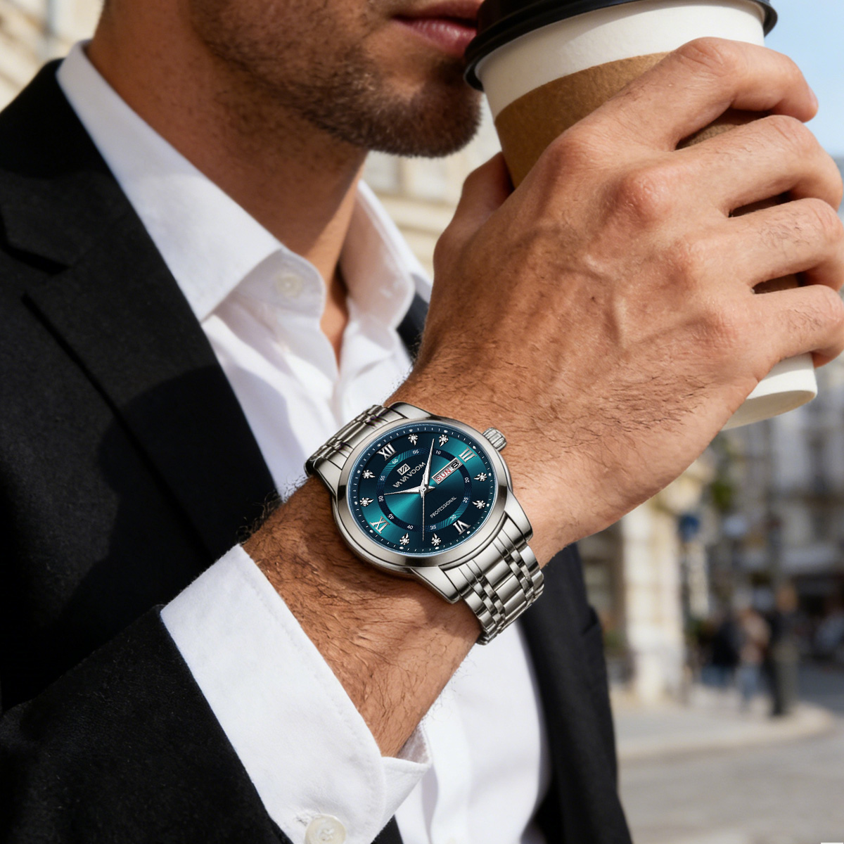 Luxury Rhinestone Gold Ring St - Luxury Watch With Green Dial incelemesi ve fiyatı
