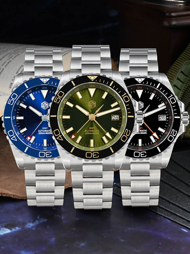 San Martin 39mm Diver GMT Watc - Luxury Watch La incelemesi ve fiyatı