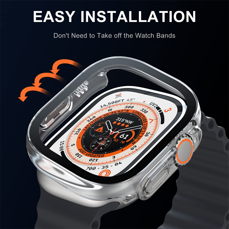 Glass+case For Apple Watch Ult - Luxury Watch Apple Bands incelemesi ve fiyatı