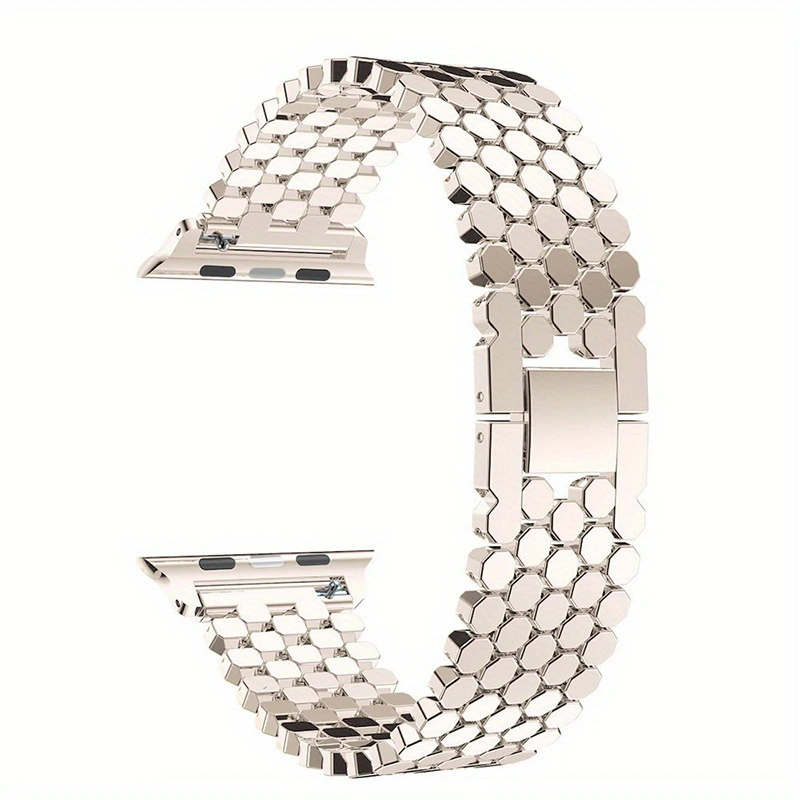 Stainless Steel Strap For Appl - Luxury Watch Apple Bands incelemesi ve fiyatı