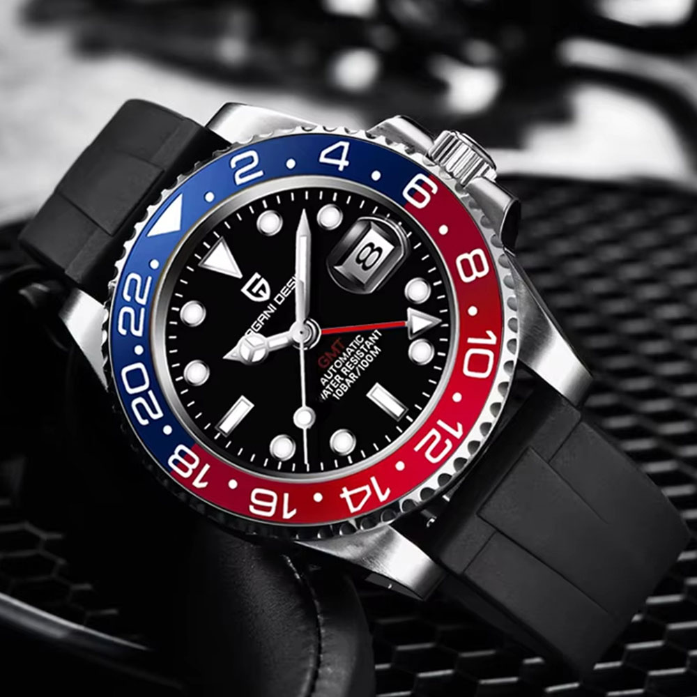 40mm PAGANI DESIGN GMT Men Wat - Luxury Watch La incelemesi ve fiyatı
