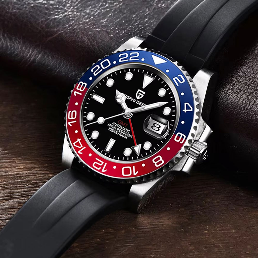 40mm PAGANI DESIGN GMT Men Wat - Luxury Watch La incelemesi ve fiyatı