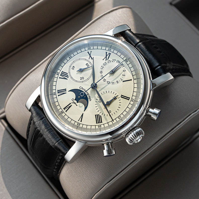 Sugess Mechanical Men Watch Or - Moonphase Complication Watch incelemesi ve fiyatı