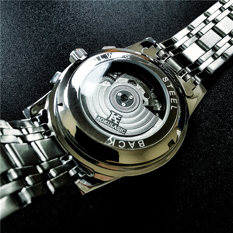 Stainless Steel New Full Skele - Moonphase Complication Watch incelemesi ve fiyatı