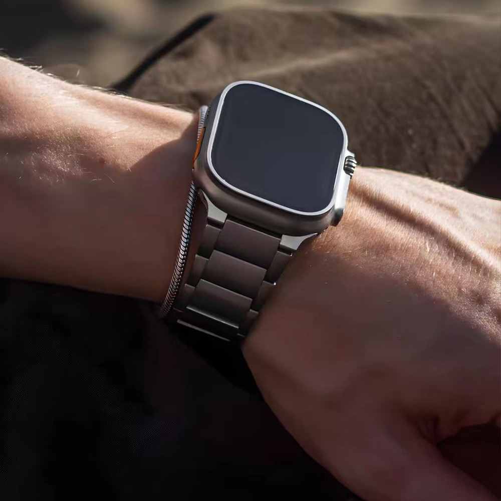 Titanium Business Men Strap fo - Luxury Watch Apple Bands incelemesi ve fiyatı