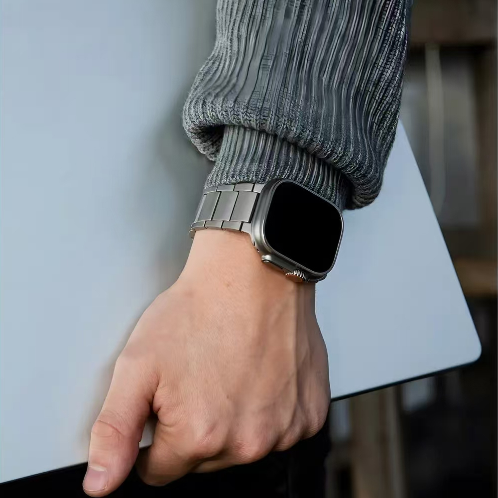 Titanium Business Men Strap fo - Luxury Watch Apple Bands incelemesi ve fiyatı