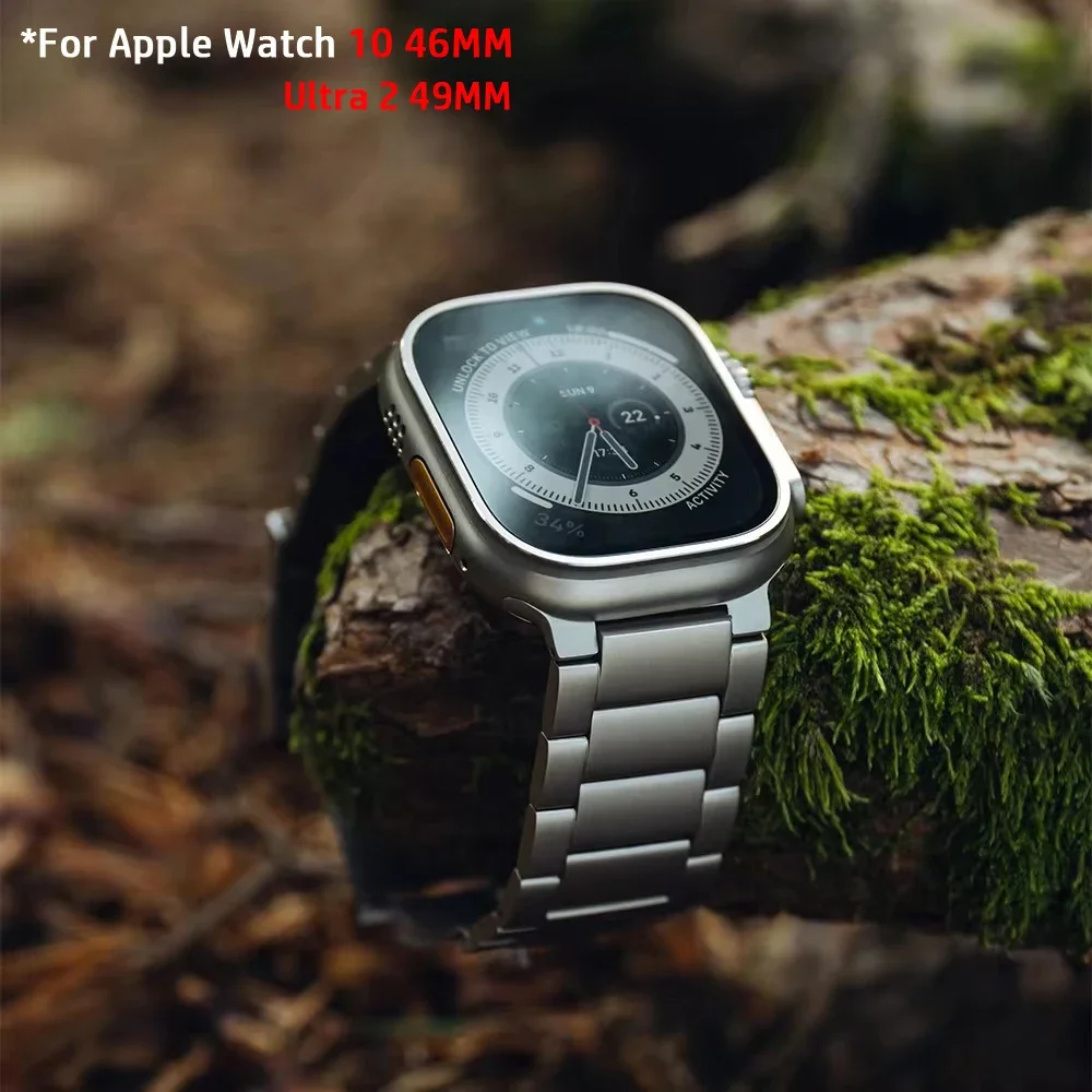 Titanium Business Men Strap fo - Luxury Watch Apple Bands incelemesi ve fiyatı