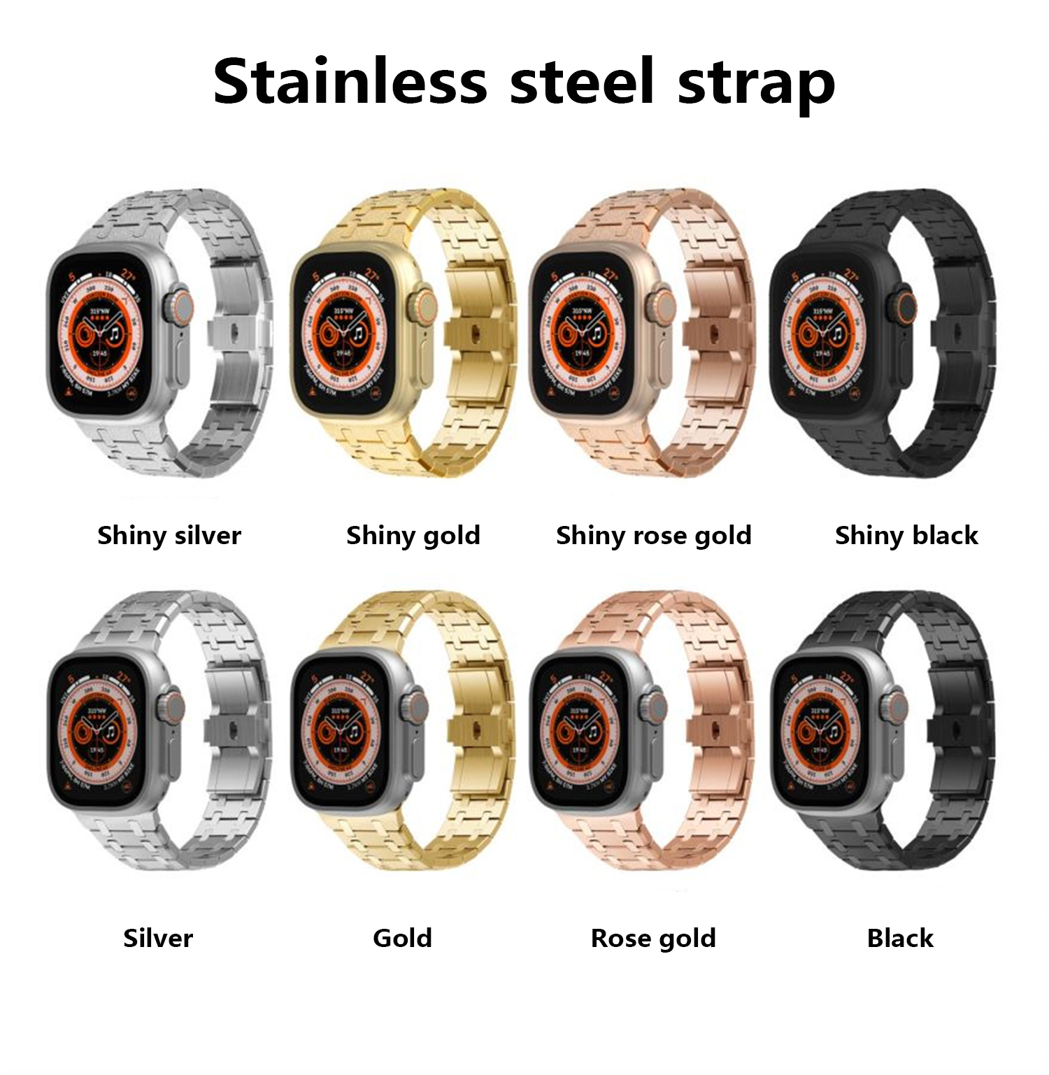 Stainless Steel Band for Apple - Luxury Watch Apple Bands incelemesi ve fiyatı