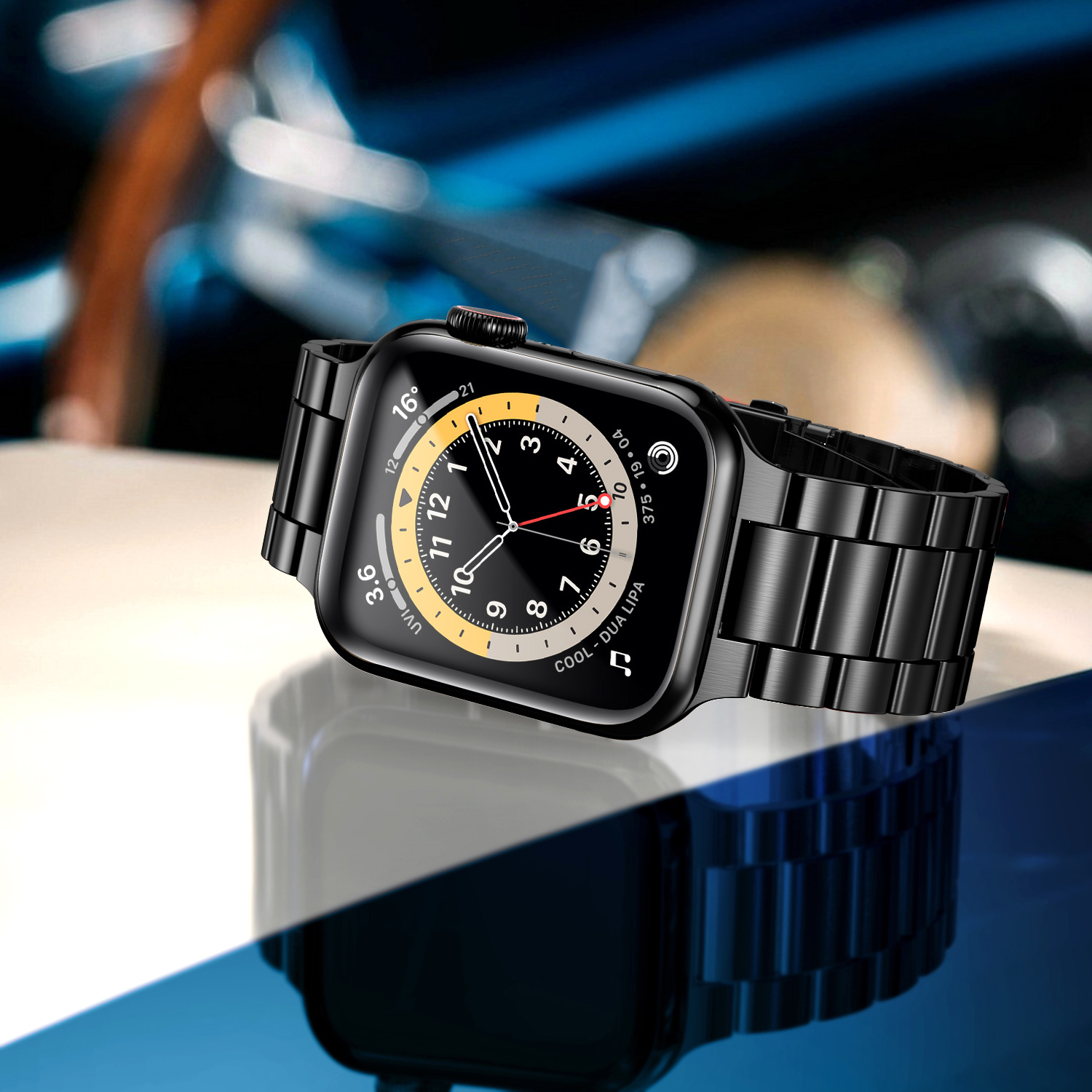 Stainless Steel Strap For Appl - Luxury Watch Apple Bands incelemesi ve fiyatı
