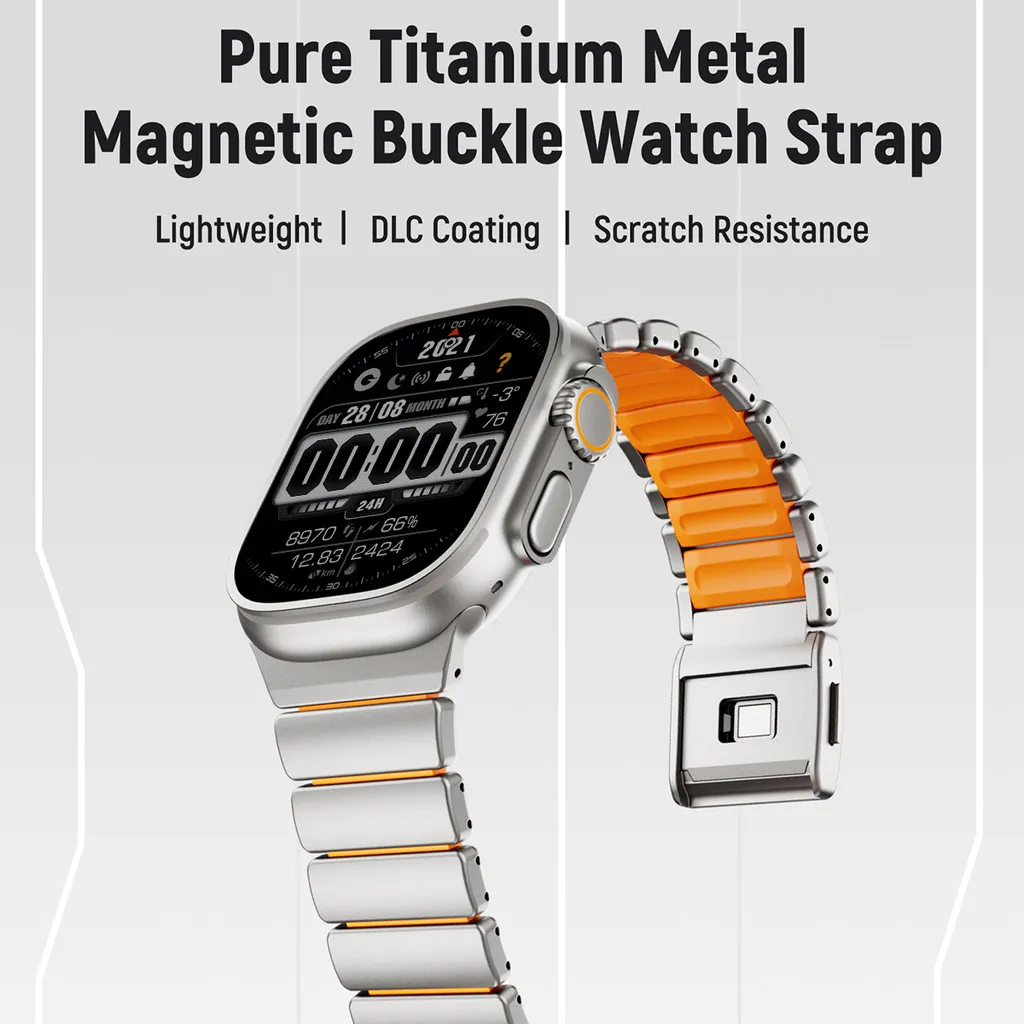 Luxury Titanium Band+Metal Cas - Luxury Watch Apple Bands incelemesi ve fiyatı