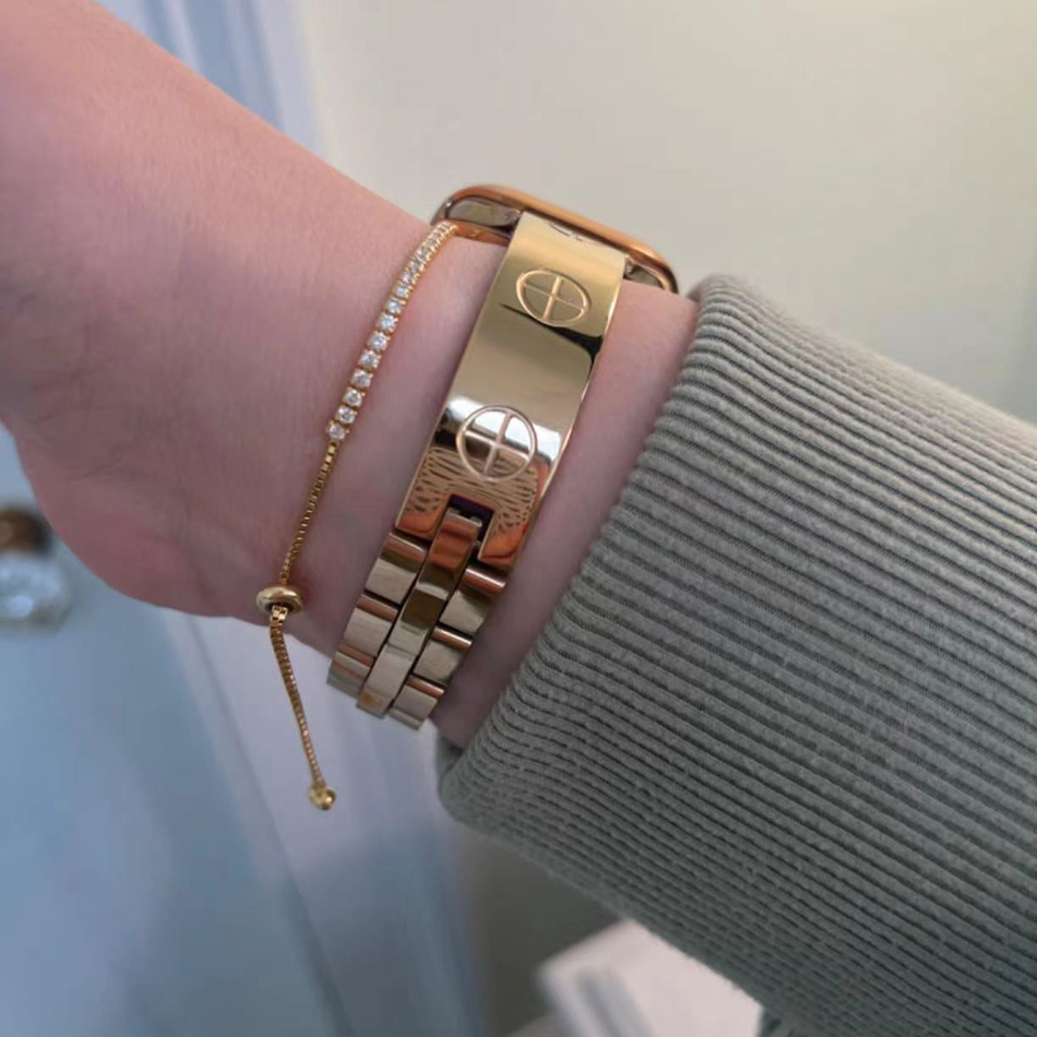 Luxury Stainless Steel Strap F - Luxury Watch Apple Bands incelemesi ve fiyatı