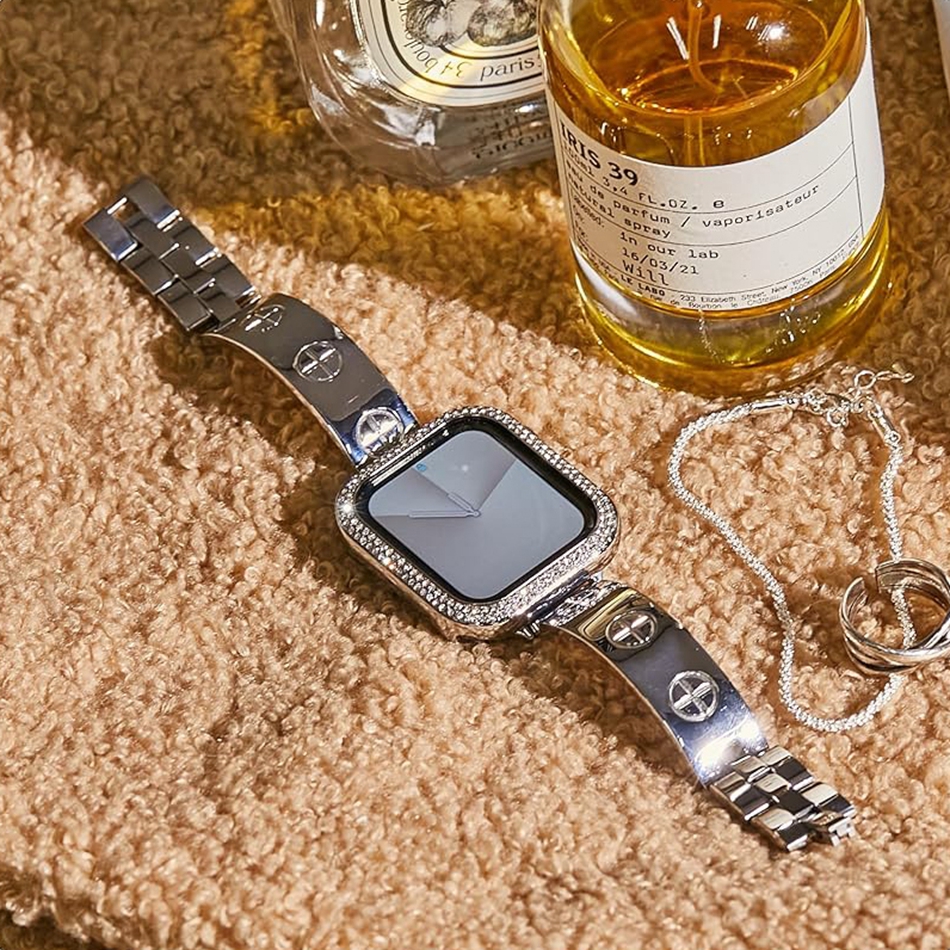 Luxury Stainless Steel Strap F - Luxury Watch Apple Bands incelemesi ve fiyatı