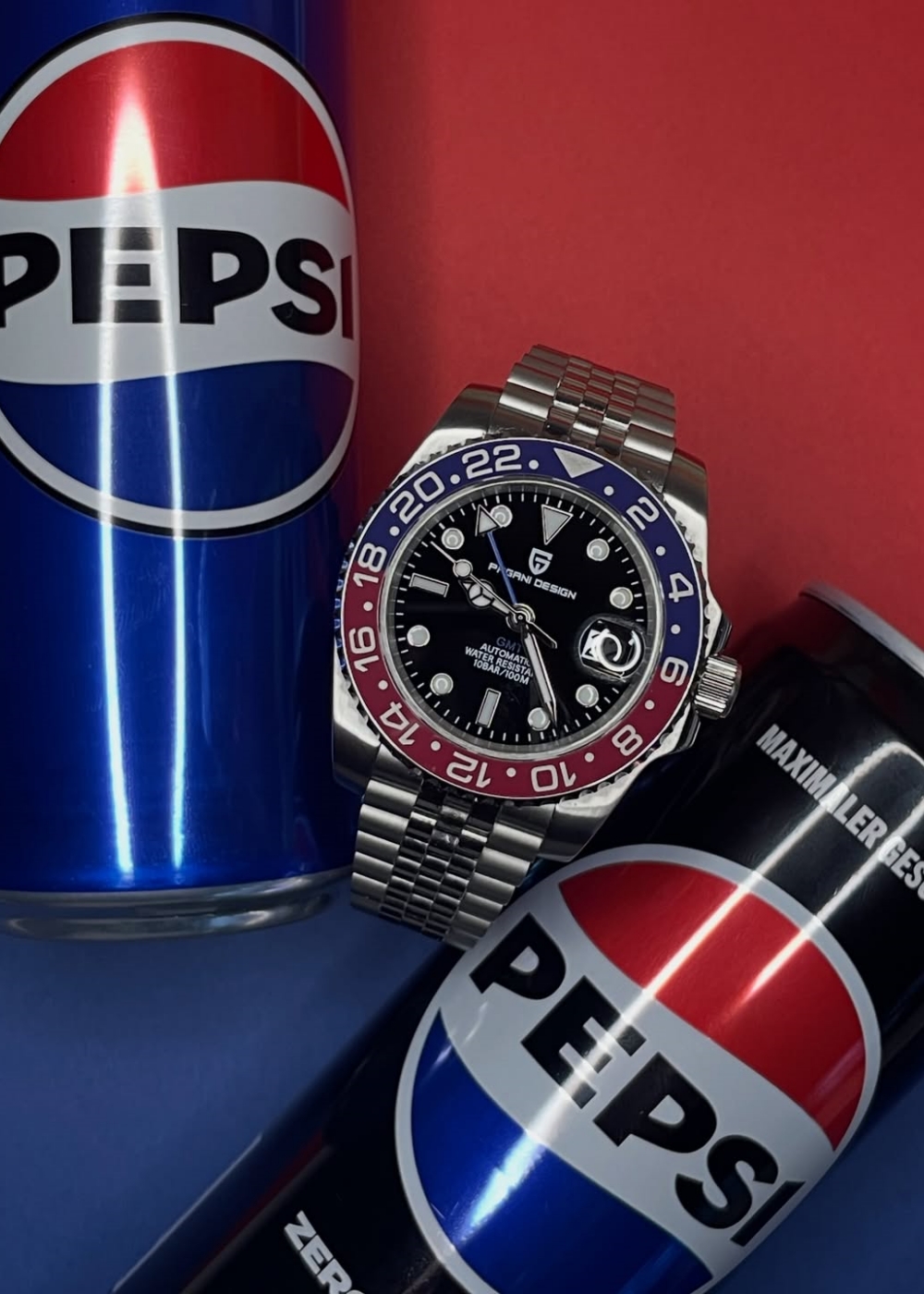 PAGANI DESIGN 2026 40MM Pepsi  - Luxury Watch La incelemesi ve fiyatı