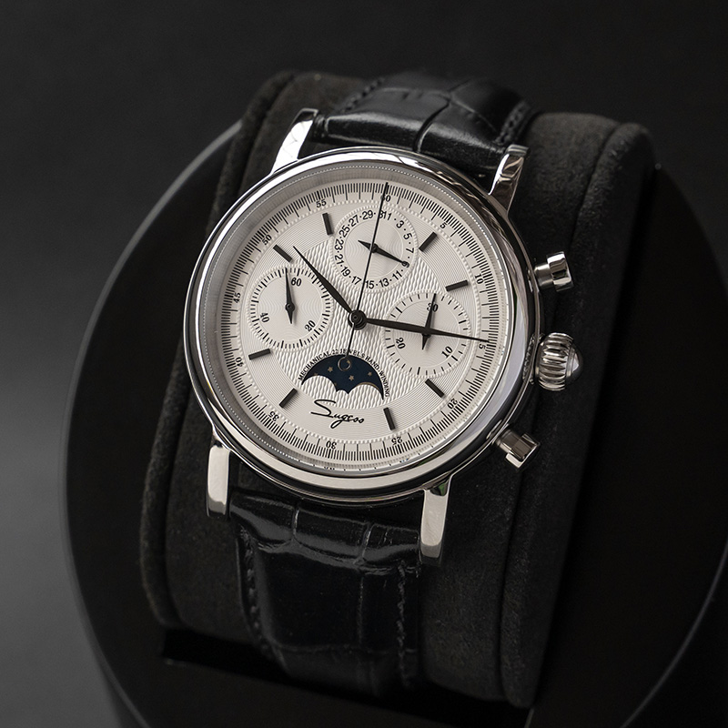 Original Movement ST1908 Suges - Moonphase Complication Watch incelemesi ve fiyatı