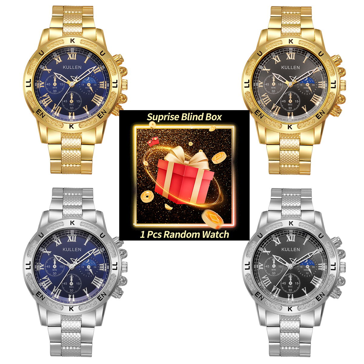 1PC Surprise Mystery Watch Bli - Luxury Watch Usa incelemesi ve fiyatı