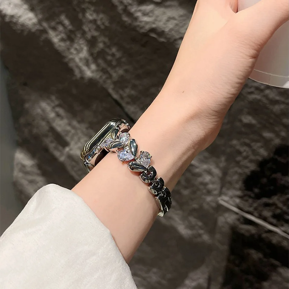 Love Diamond Strap For Apple W - Luxury Watch Apple Bands incelemesi ve fiyatı