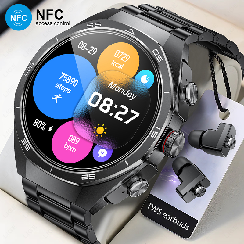 TWS Music Watches Earbuds Smar - Luxury Watch La incelemesi ve fiyatı