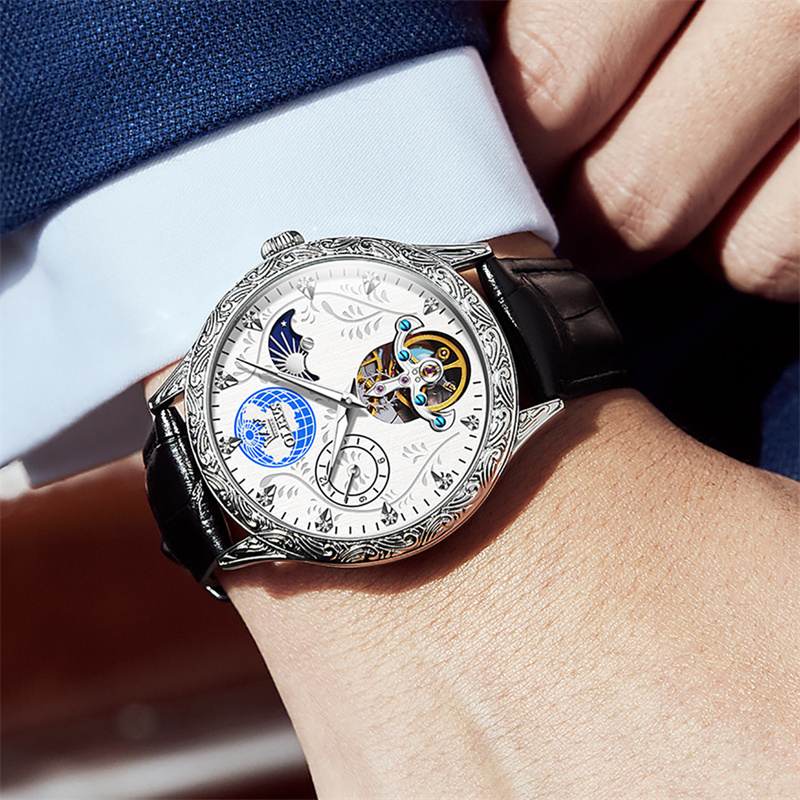 OLEVS Luxury Automatic Men's W - Luxury Watch Engraving incelemesi ve fiyatı