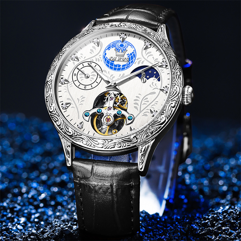 OLEVS Luxury Automatic Men's W - Luxury Watch Engraving incelemesi ve fiyatı