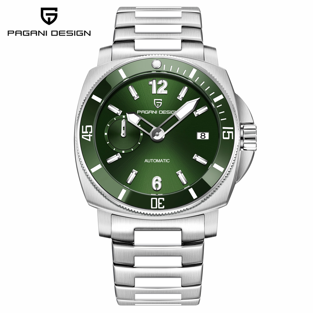 PAGANI DESIGN Men's Watch Luxu - Luxury Watch With Green Dial incelemesi ve fiyatı