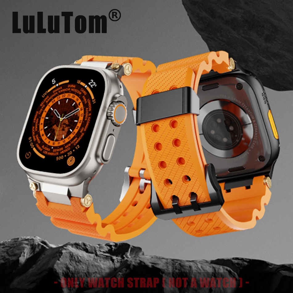 Luxury Silicone Rubber Band fo - Luxury Watch Apple Bands incelemesi ve fiyatı