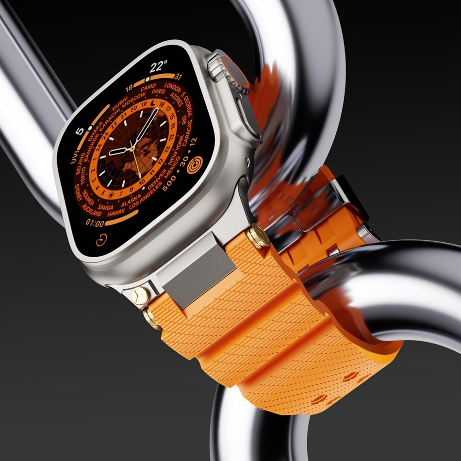 Luxury Silicone Rubber Band fo - Luxury Watch Apple Bands incelemesi ve fiyatı