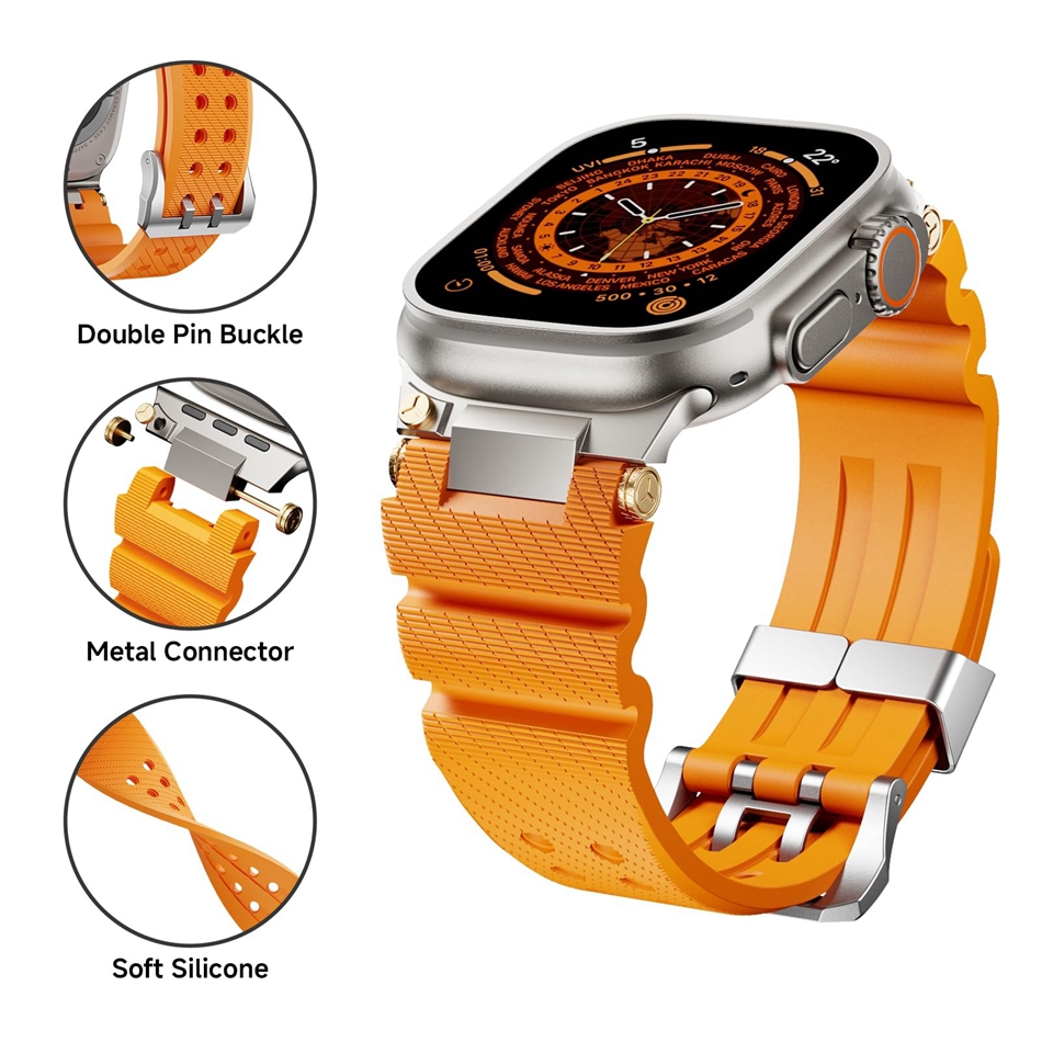 Luxury Silicone Rubber Band fo - Luxury Watch Apple Bands incelemesi ve fiyatı