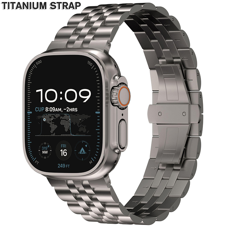 Luxury Titanium Strap for Appl - Luxury Watch Apple Bands incelemesi ve fiyatı