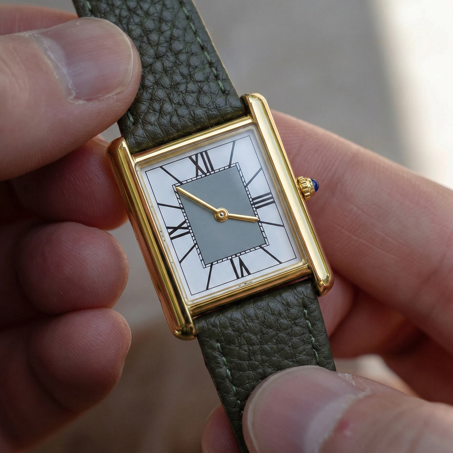 CILOA Luxury Minimalist Square - Luxury Watch With Green Dial incelemesi ve fiyatı