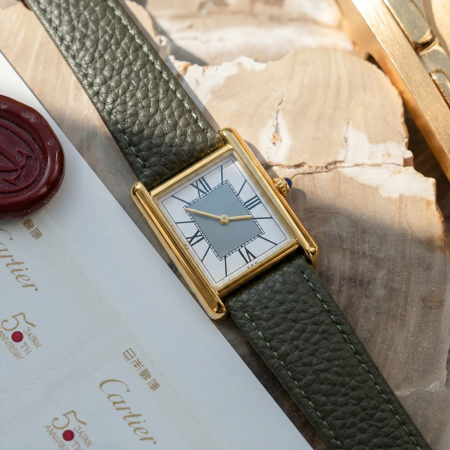 CILOA Luxury Minimalist Square - Luxury Watch With Green Dial incelemesi ve fiyatı