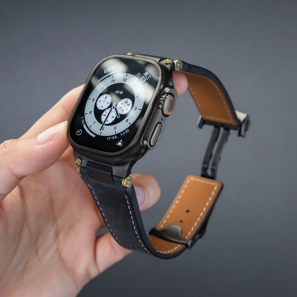 Man Leather Band for Apple Wat - Luxury Watch Apple Bands incelemesi ve fiyatı