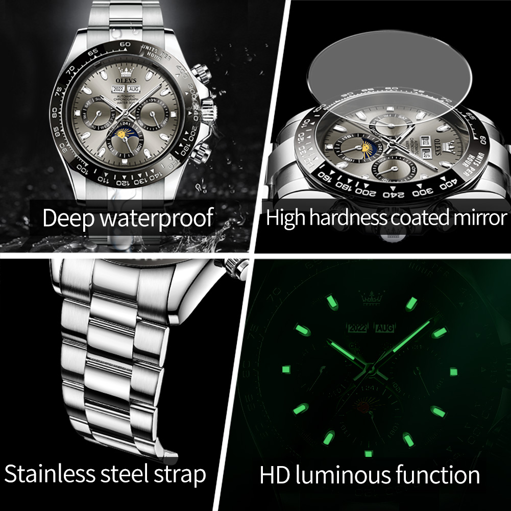 OLEVS 6654 Luxury Mens Watch C - Luxury Watch Expensive incelemesi ve fiyatı