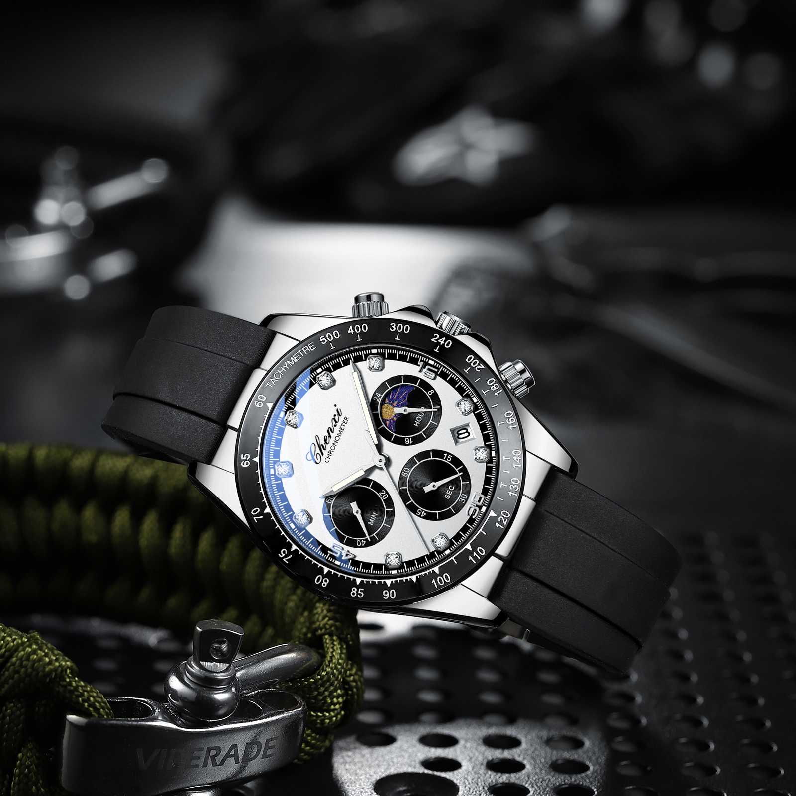 2025 Casual Luxury Men's Watch - Moonphase Complication Watch incelemesi ve fiyatı