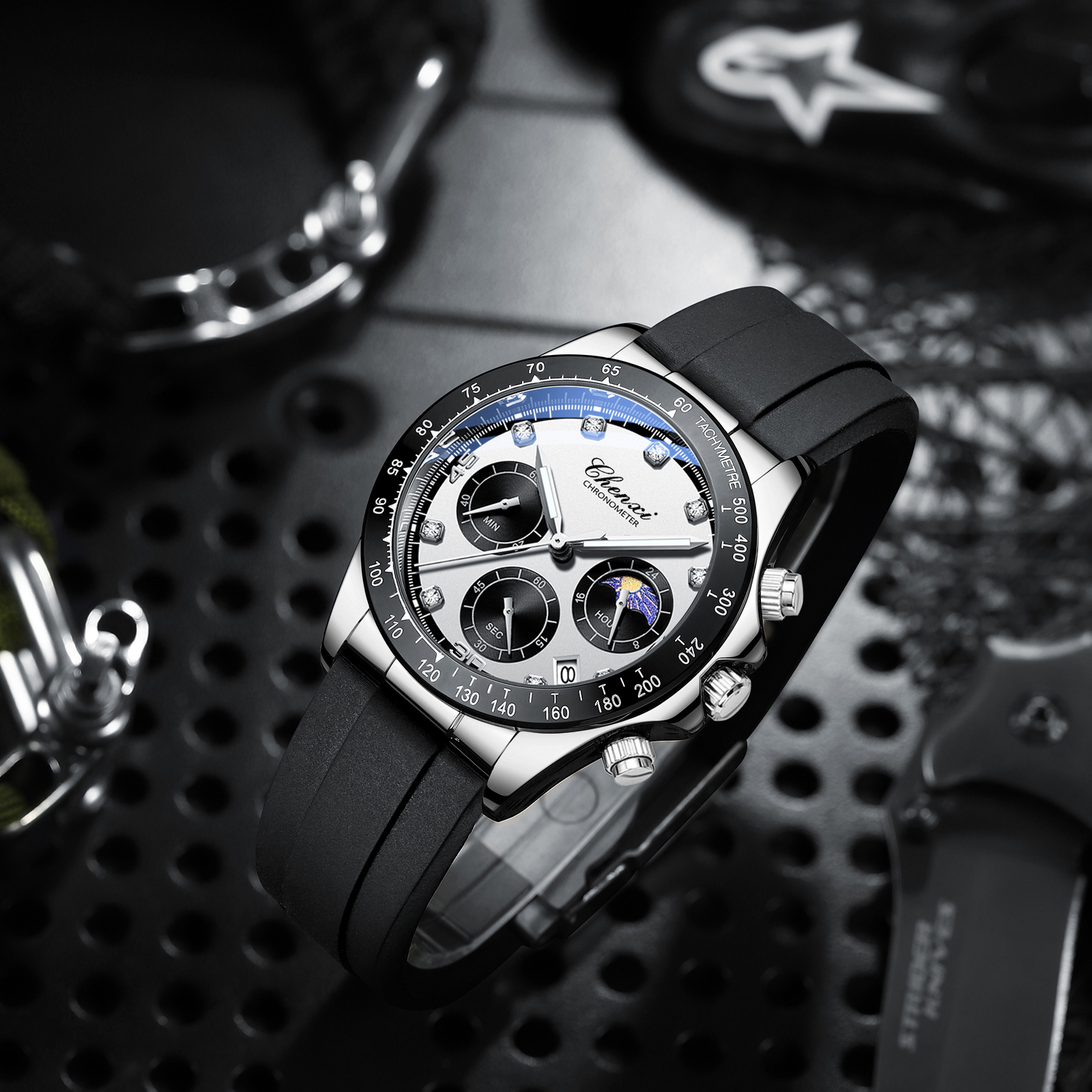 2025 Casual Luxury Men's Watch - Moonphase Complication Watch incelemesi ve fiyatı