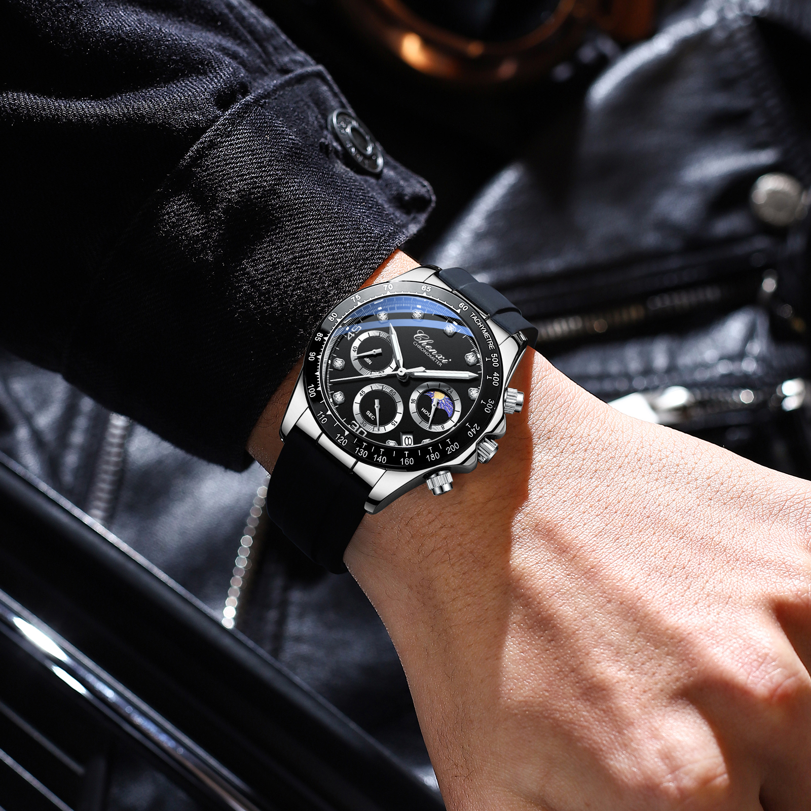 2025 Casual Luxury Men's Watch - Moonphase Complication Watch incelemesi ve fiyatı