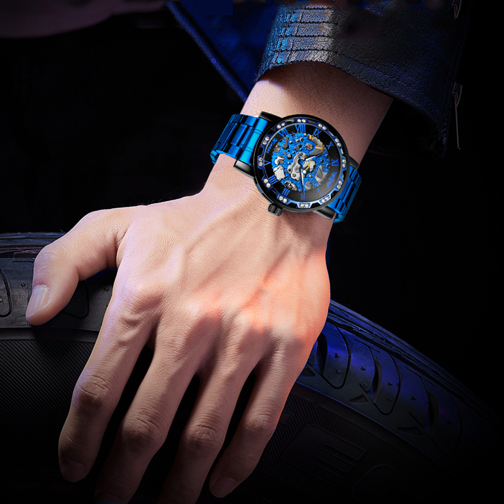 T-WINNER Fashion Casual Mens W - Luxury Watch Engraving incelemesi ve fiyatı