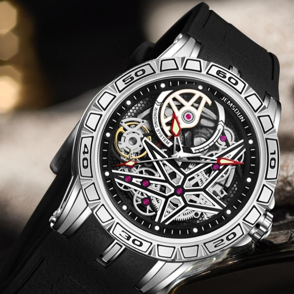 Creative 3D Quartz Watches Men - Luxury Watch Engraving incelemesi ve fiyatı