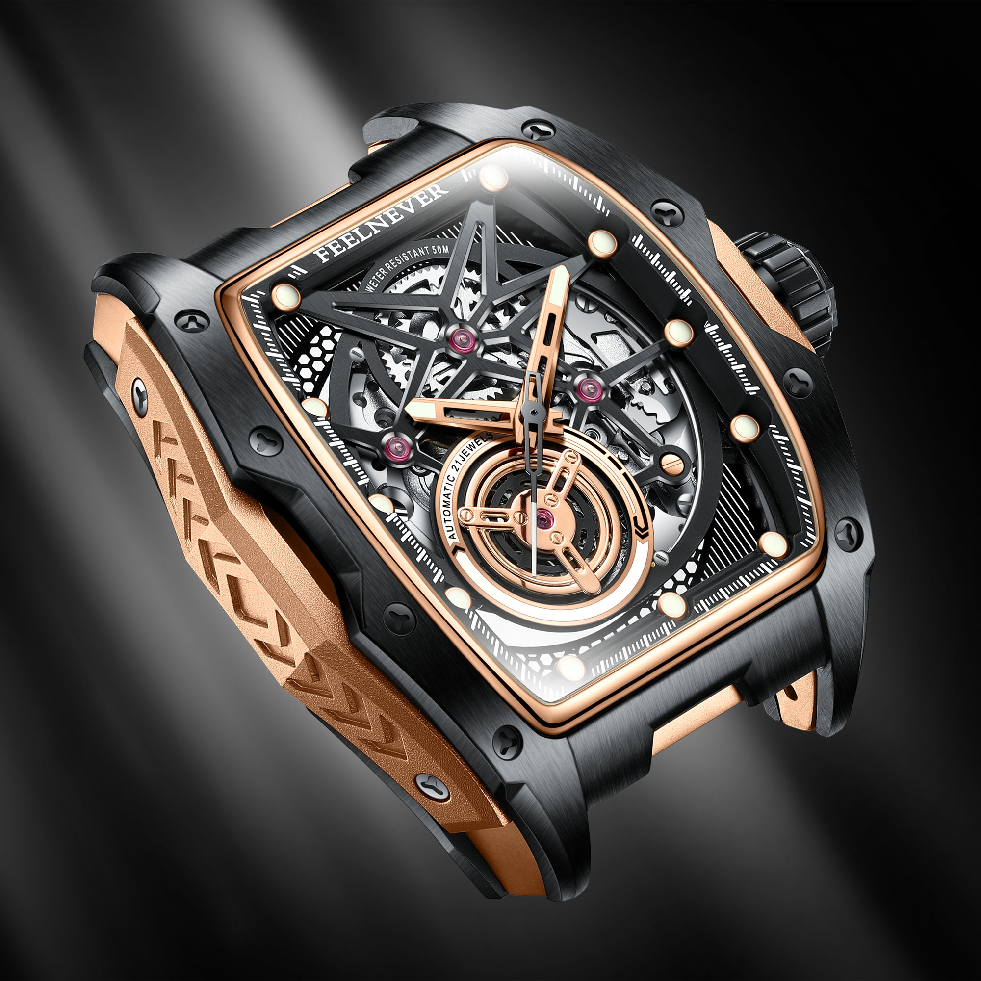 FeelNever Hollow Tourbillon Me - Tourbillon Movement Watch incelemesi ve fiyatı