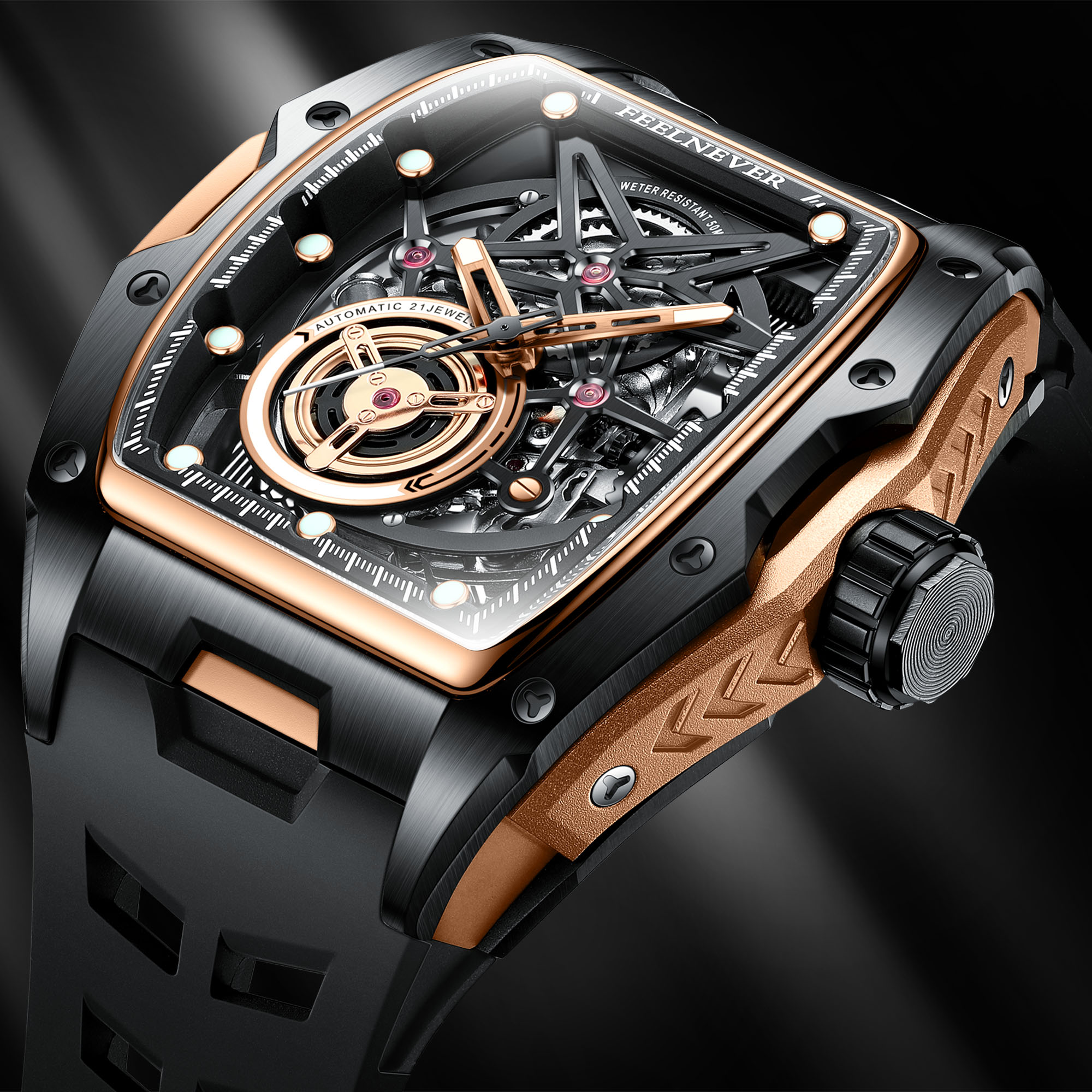 FeelNever Hollow Tourbillon Me - Tourbillon Movement Watch incelemesi ve fiyatı