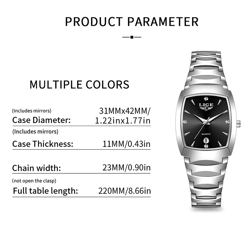 LIGE Watch women Business Luxu - Luxury Watch Usa incelemesi ve fiyatı