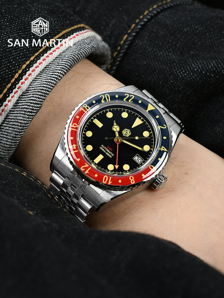 San Martin NH34 40mm GMT Luxur - Luxury Watch La incelemesi ve fiyatı
