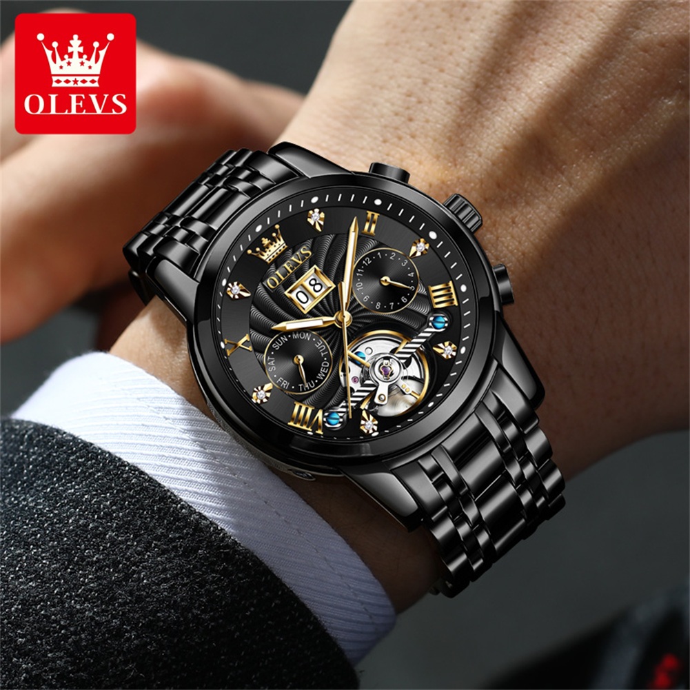OLEVS Classic Men's Watches To - Tourbillon Movement Watch incelemesi ve fiyatı