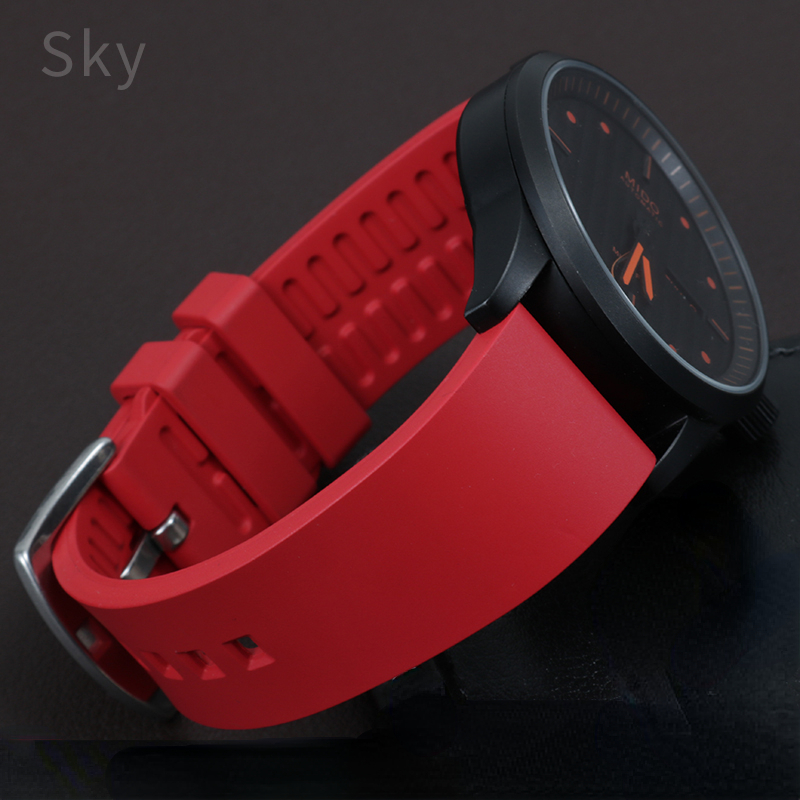 Male Silicone Watch Strap for  - Luxury Watch Longines incelemesi ve fiyatı